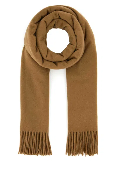 MAX MARA CARAMEL CASHMERE BACI SCARF