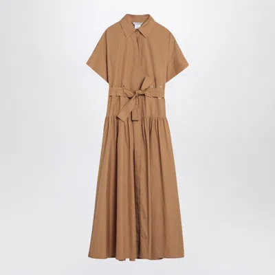 MAX MARA MAX MARA CARAMEL-COLOURED SHIRT DRESS