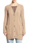 Max Mara Pablo Cardigan In Brown