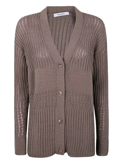 MAX MARA MAX MARA CARDIGAN IN MISTO COTONE