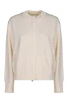 Max Mara Cardigan In Wool In Multi