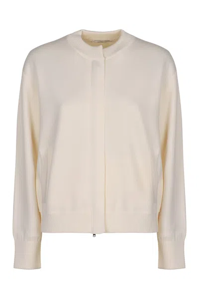 Max Mara Cardigan In Wool In Multi