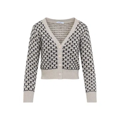 Max Mara Cardigan Nude & Neutrals In Black