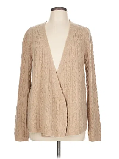 Pre-owned Max Mara Cardigan Sweater In Brown