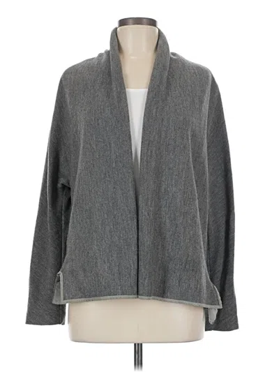 Pre-owned Max Mara Cardigan Sweater In Gray