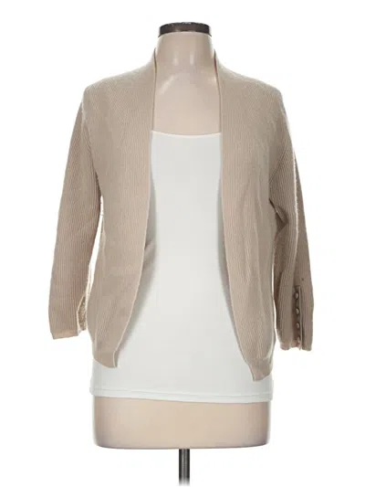 Pre-owned Max Mara Cardigan Sweater In Tan