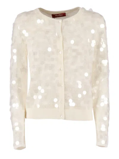 Max Mara Cardigan In White