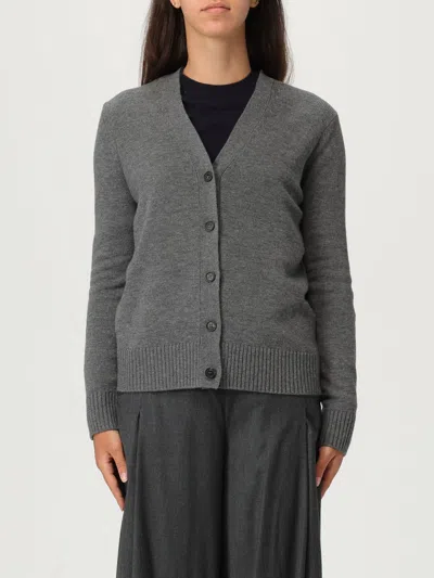 Max Mara Cardigan Woman Grey In Gray