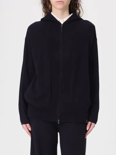 Max Mara Cardigan  Woman Color Blue In Black
