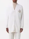 Max Mara 'wool Blend Cardigan Front Pockets' In White