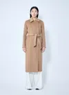 Max Mara Carhmere Robe Coat In Beige
