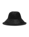 Max Mara Straw Hat In Black