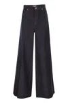 Max Mara Carmine High-rise Wide-leg Jeans In Blue