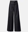 Max Mara Carmine High-rise Wide-leg Jeans In Blue