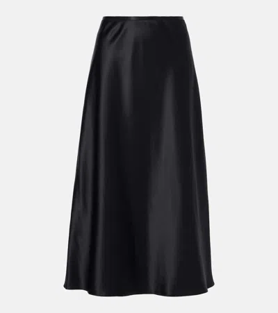 MAX MARA CARNET SILK MIDI SKIRT