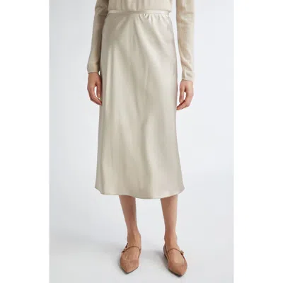 MAX MARA MAX MARA CARNET SILK SATIN MIDI SKIRT