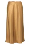 Max Mara Carnet Skirts Brown In Orange