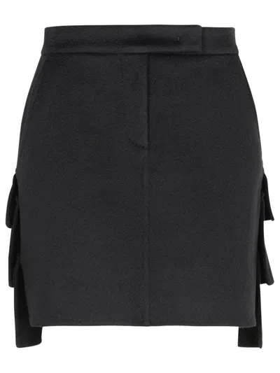 MAX MARA MAX MARA 'CARO' BLACK CAMEL MINISKIRT WOMEN