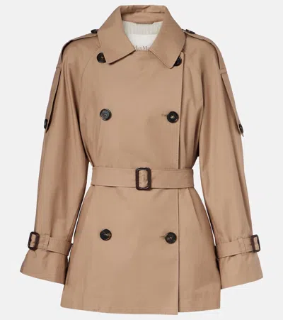 Max Mara Caroline Cotton-blend Trench Coat