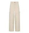 Max Mara Caronte Ivory Trousers In Neutral