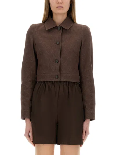 MAX MARA "CARP" JACKET COTTON