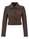 Max Mara Carpa Blazer In Brown