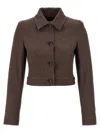 Max Mara Carpa Blazer In Brown