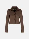 Max Mara 'carpa' Brown Cotton Blazer