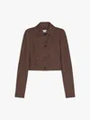 Max Mara Belted Jacket With Buttoned Cuffs And Epaulettes