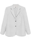 Max Mara Carpi Blazer In Grey