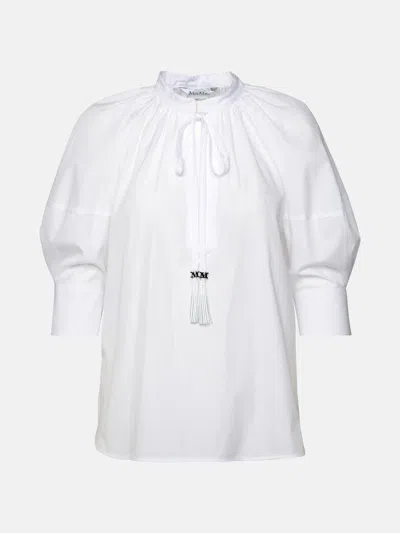 Max Mara Carpi White Cotton Shirt