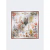 Max Mara Printed Silk Twill Oversized Scarf In Multi
