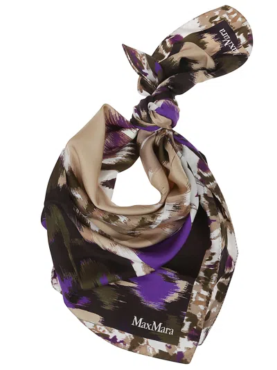Max Mara Carre90w Foulard In Multi