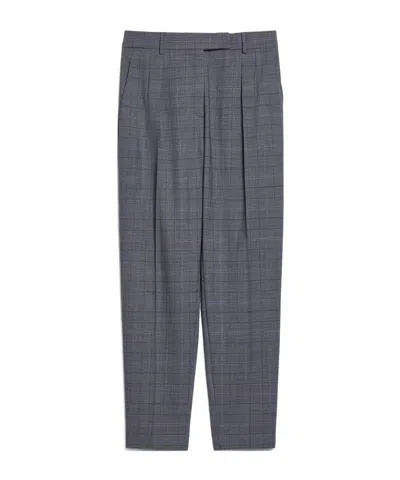 Max Mara Carrot Cut Pants In Gray