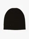 Max Mara Cashmere And Rhinestone Beanie In Black