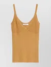 Max Mara Gallura Silk-blend V-neck Top