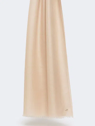 Max Mara Cashmere And Silk Stole In Neutral