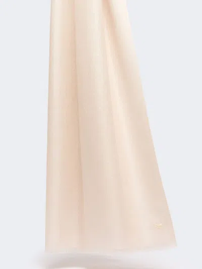 Max Mara Cashmere And Silk Stole In Transparent