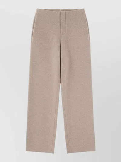 Max Mara Cashmere And Virgin Wool Fleece Lounge Pants In Pink