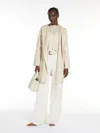 Max Mara Cashmere And Wool Parka In Sand