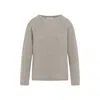 Max Mara Cashmere And Wool Sweater In Gold