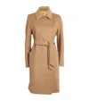 Max Mara Manuela Mantel Aus Kaschmirfilz In Beige
