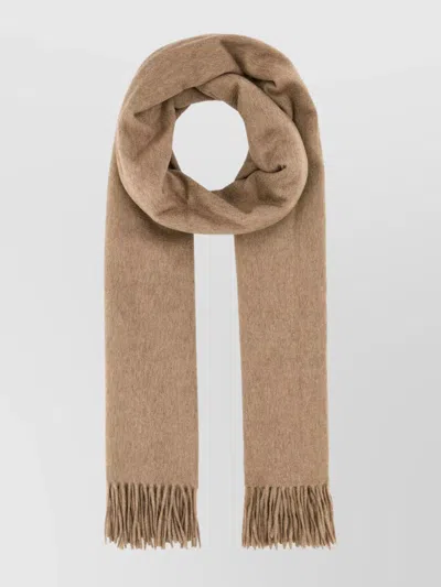 MAX MARA CASHMERE BACI SCARF FRINGED EDGES