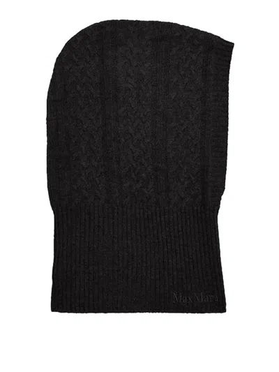 Max Mara Cashmere Balaclava In Black