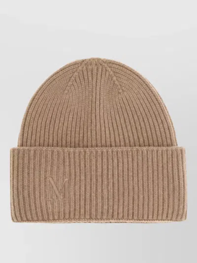 Max Mara Cashmere Beanie In Brown
