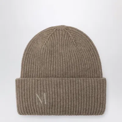 Max Mara Cashmere Beanie Hat For Women In Brown