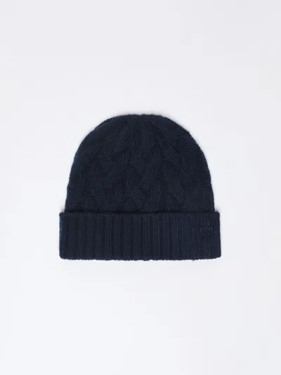 Max Mara Cashmere Beanie Hat In Ultramarine