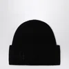 Max Mara Cashmere Beanie In Black In Black