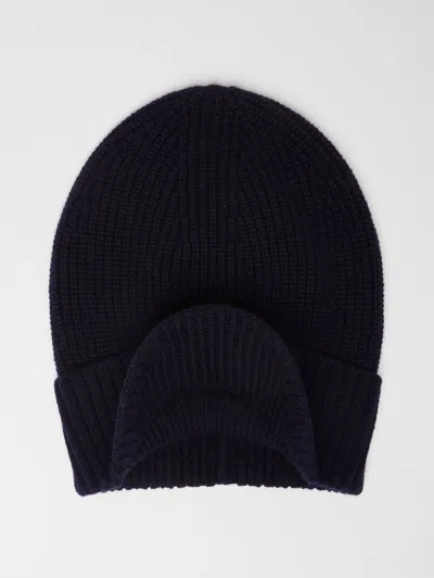 Max Mara Cashmere Beanie In Blue