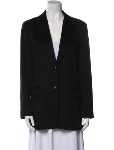 Pre-owned Max Mara Cashmere Blazer In Black